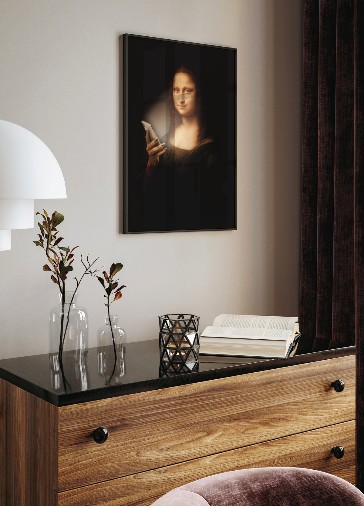 Mona Lisa Smartphone Glow
