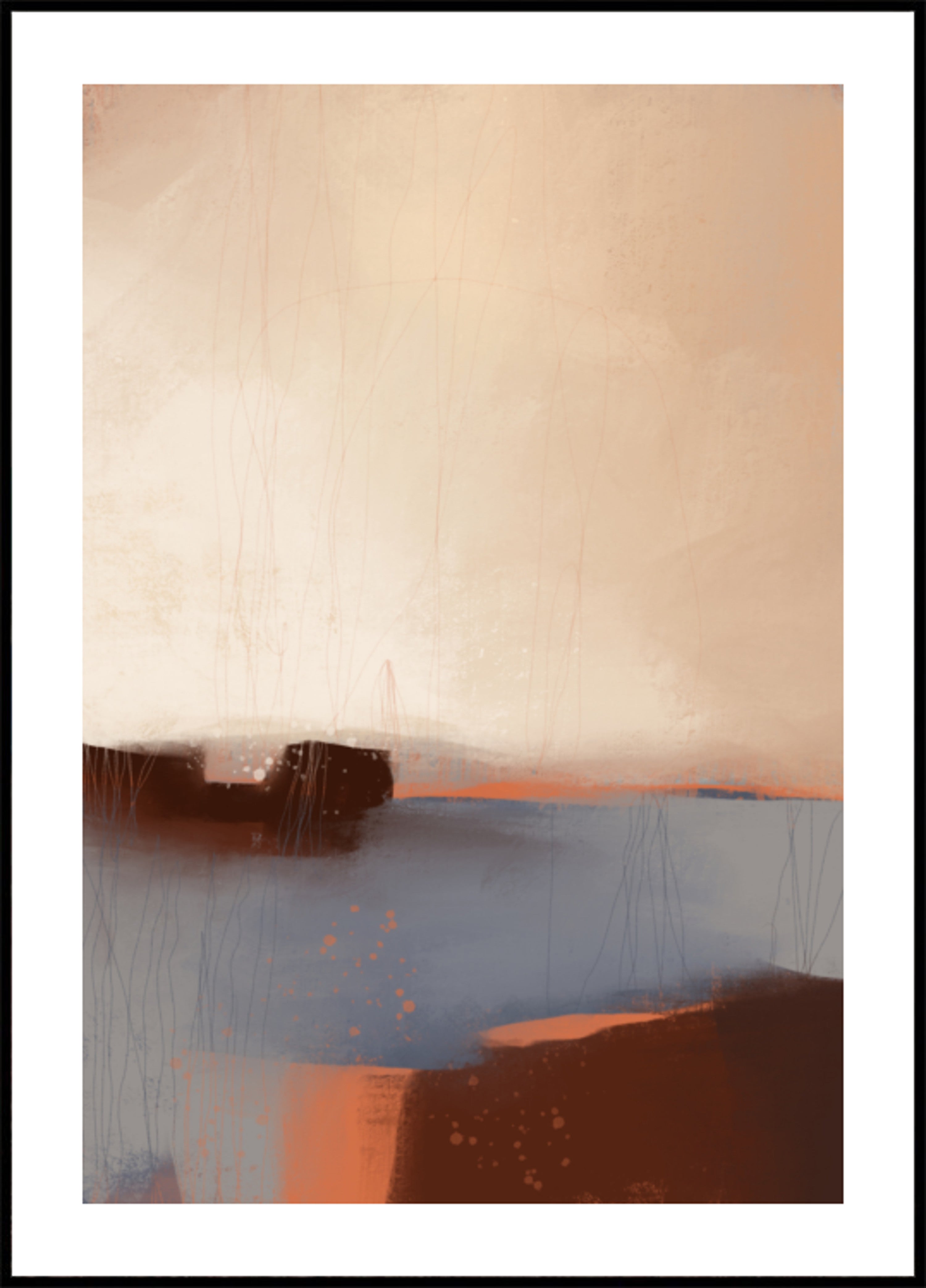 Abstract Landscape Serenity - Posterbox