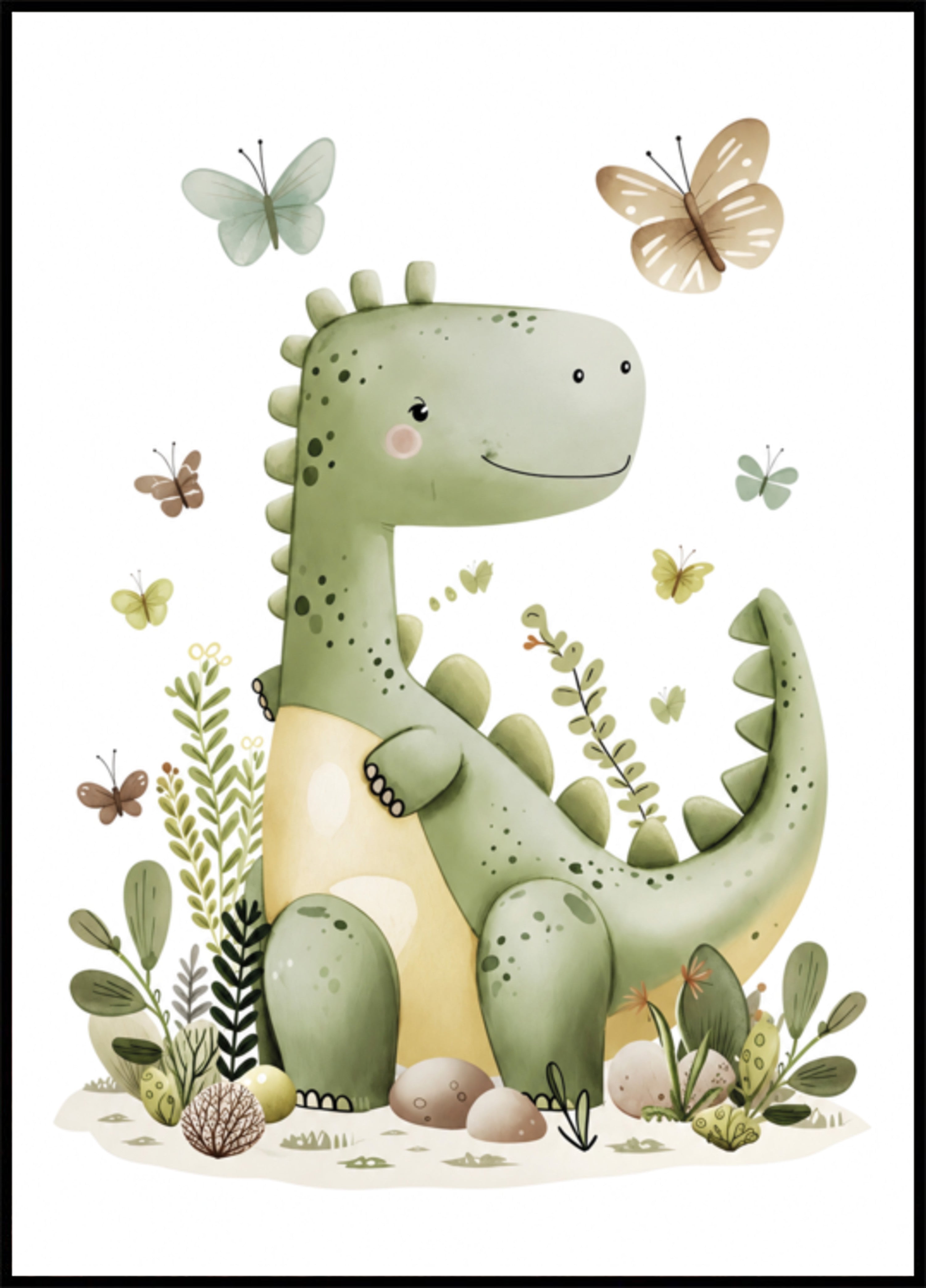 Cute Dinosaur Nursery - Posterbox