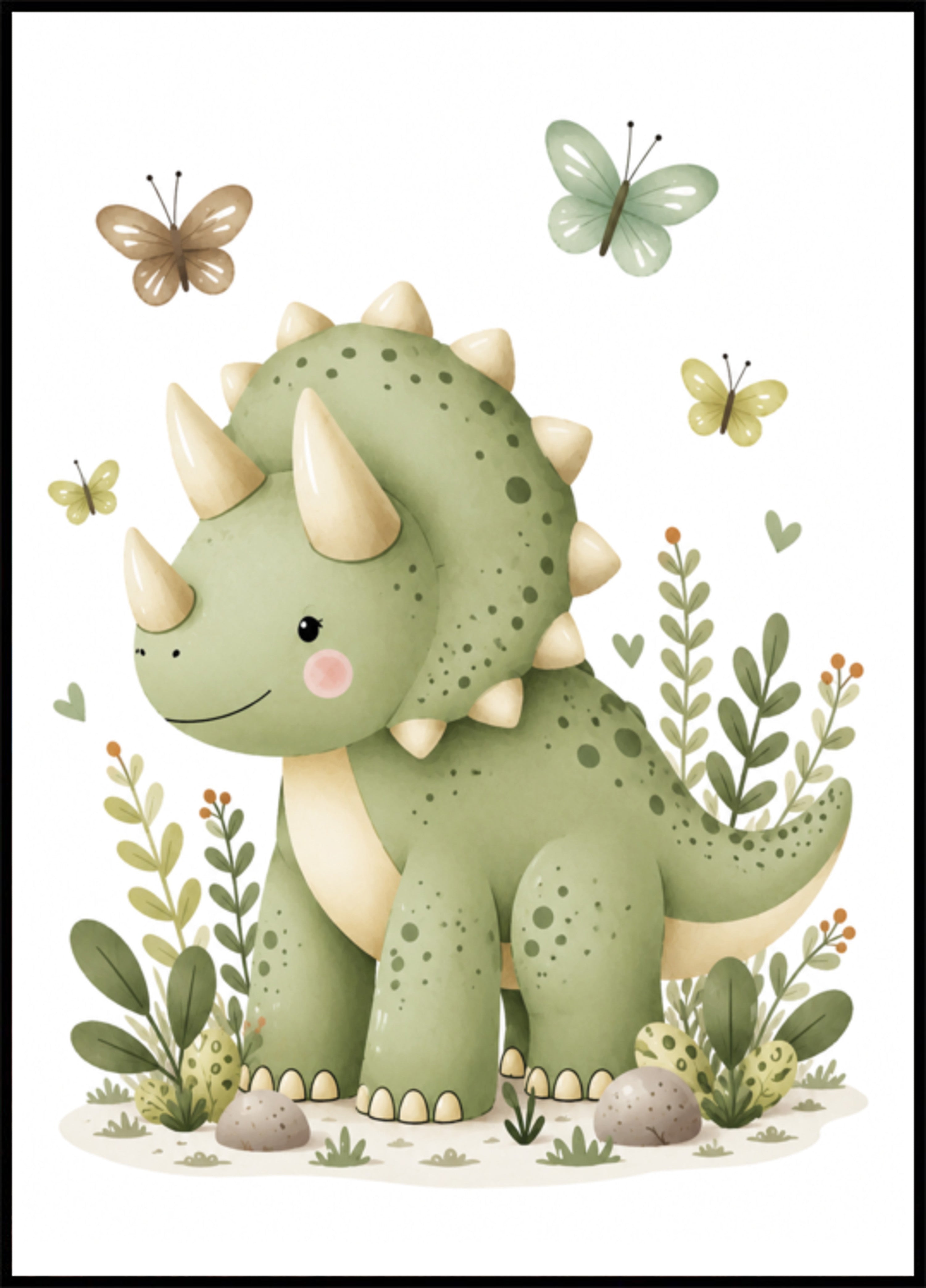 Cute Dinosaur Nursery - Posterbox