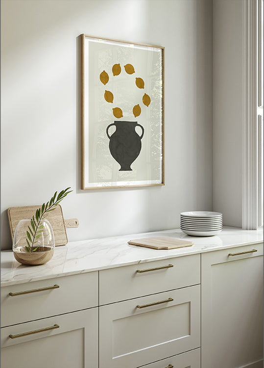 Citrus &amp; Clay Study 1 Plakat - Posterbox