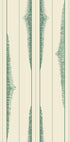 Boho ikat stripes green shades pattern (NEW) - Posterbox