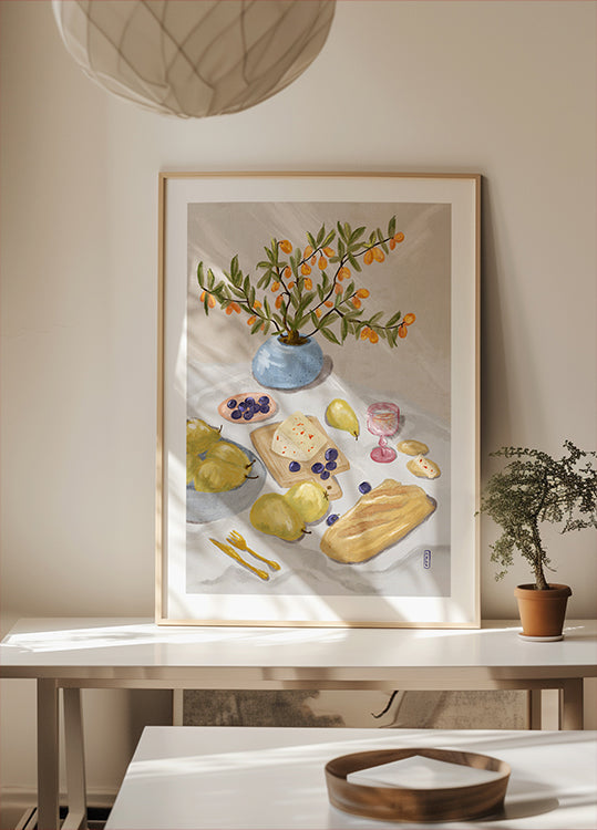 Gin and Tonic In the Afternoon Sun Illustration (NEW) - Posterbox