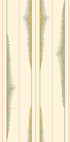 Boho ikat stripes cream and dusty blue pattern (NEW) - Posterbox