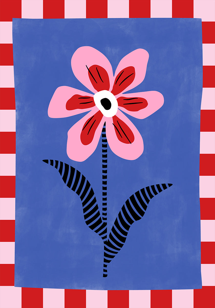 Bold Pink Flower (NEW) - Posterbox