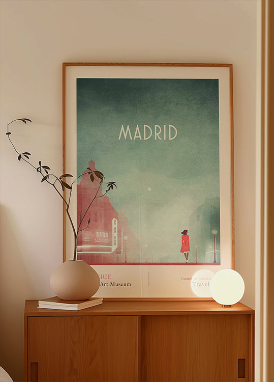 Madrid 1- GRAN VIA Plakat - Posterbox