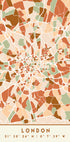 Black Maps Earth Tones 41 Plakat - Posterbox