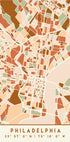 Black Maps Earth Tones 65 Plakat - Posterbox