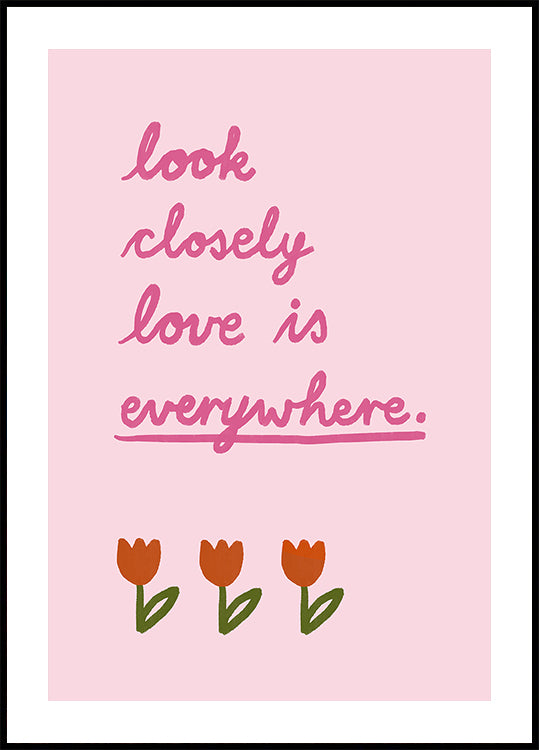 Love is everywhere 3 Plakat
