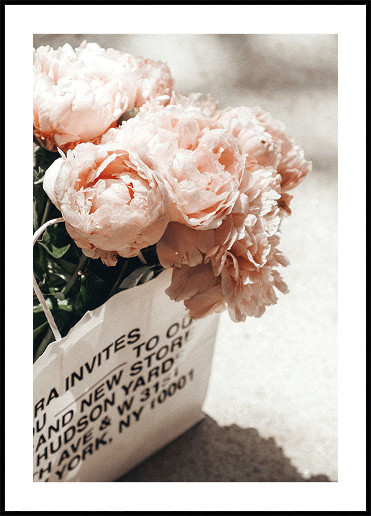 Package of Peonies Poster - Posterbox.dk
