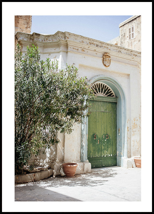 Green Door Poster - Posterbox.dk