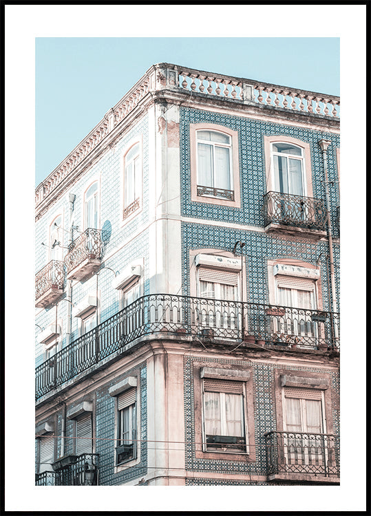 Antique Facade Poster - Posterbox.dk