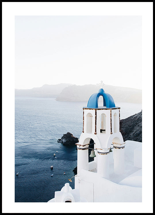 Santorini Coast Poster - Posterbox.dk