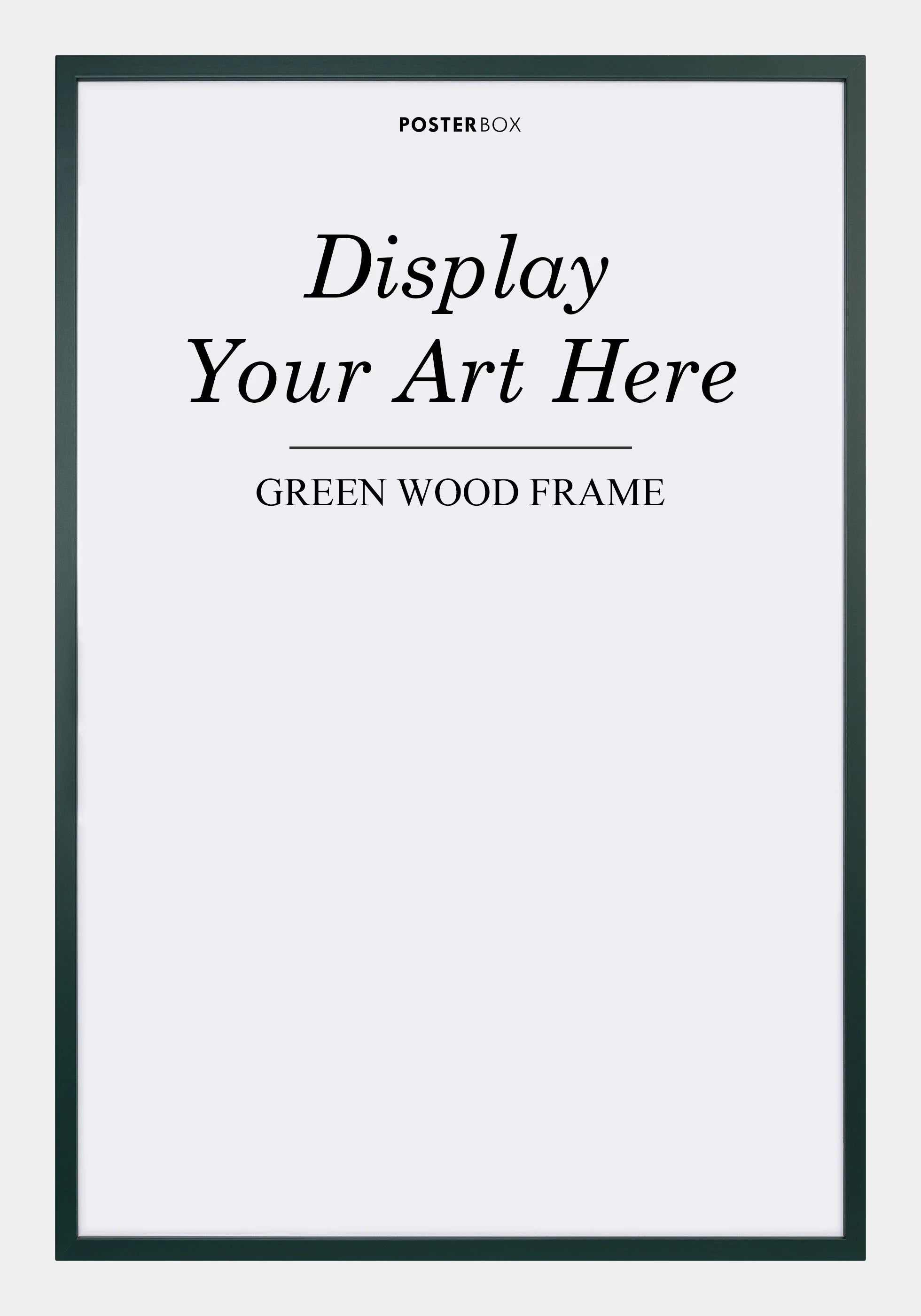 Green Wooden Frame 