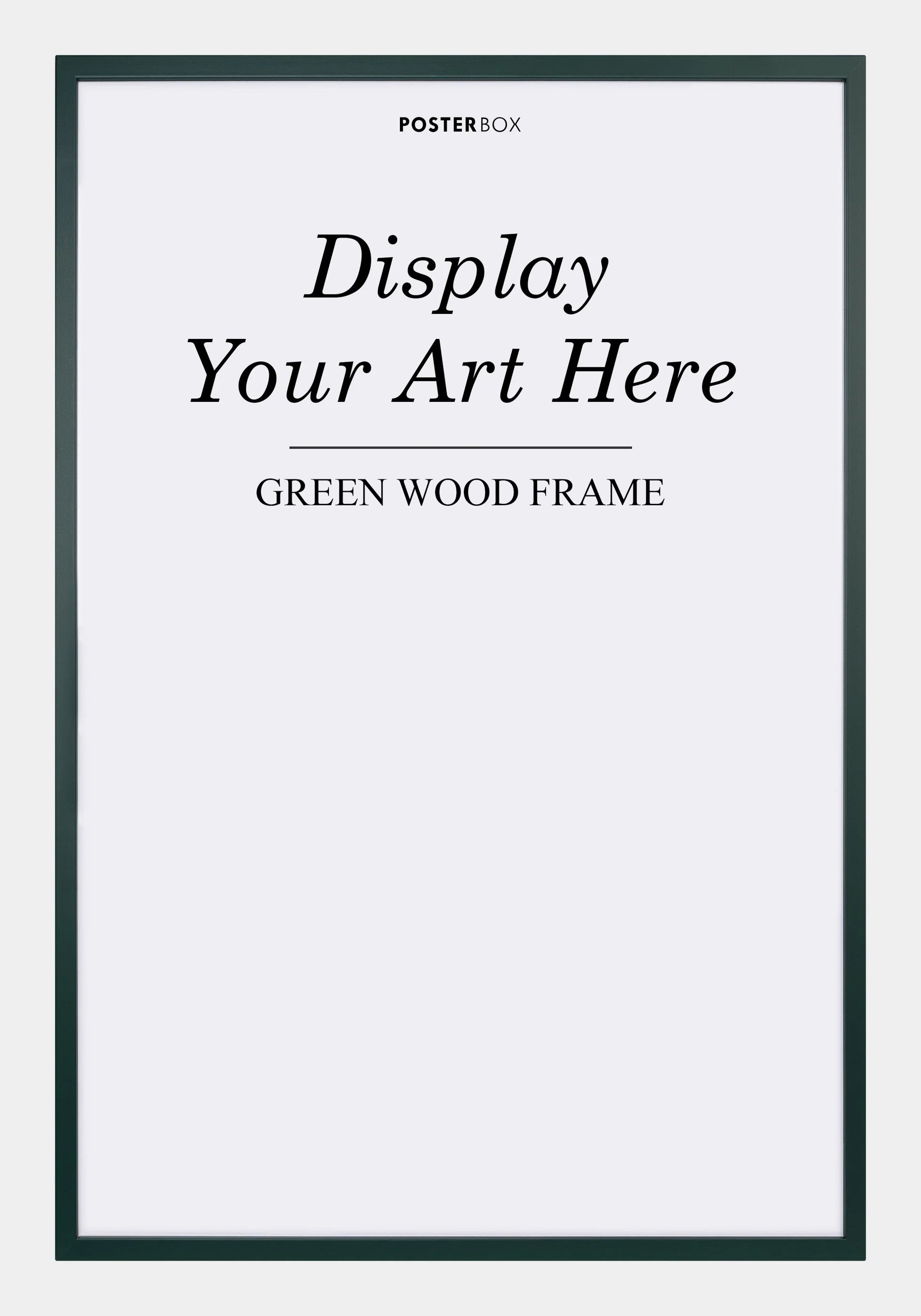 Green Wooden Frame 