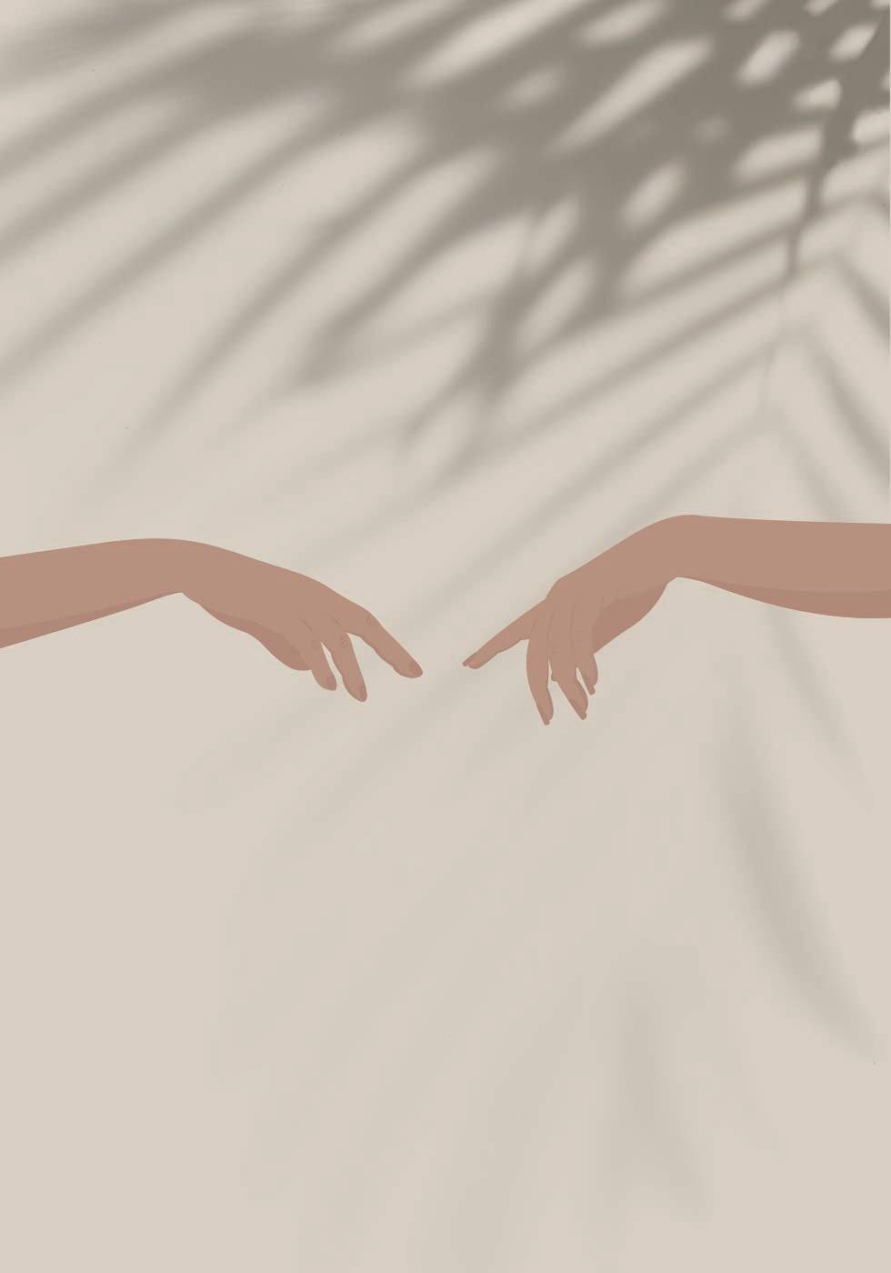 Harmony 1, Reaching Hands and Shadows Poster