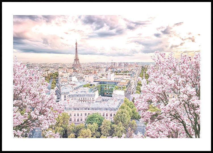 Paris City in the Springtime Poster - Posterbox.no