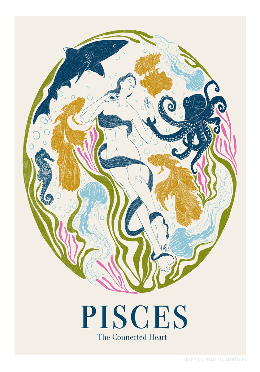Jlr Pisces Copy Plakat - Posterbox