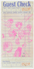 Cheers Guest Check Pink Plakat - Posterbox
