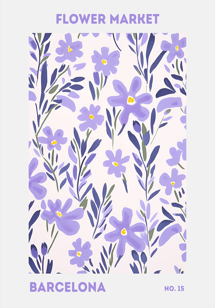 Flower Market Barcelona (NEW) - Posterbox