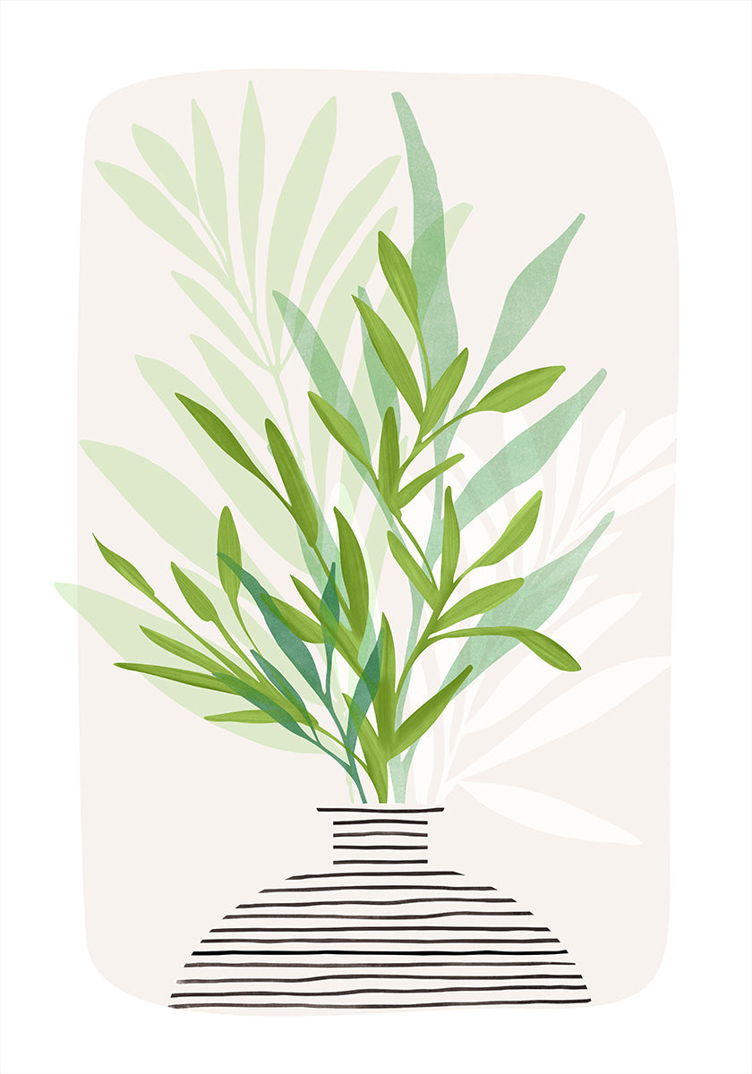 Painted Olive Branch Still Life Plakat - Posterbox