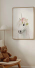 Floral Unicorn Plakat - Posterbox