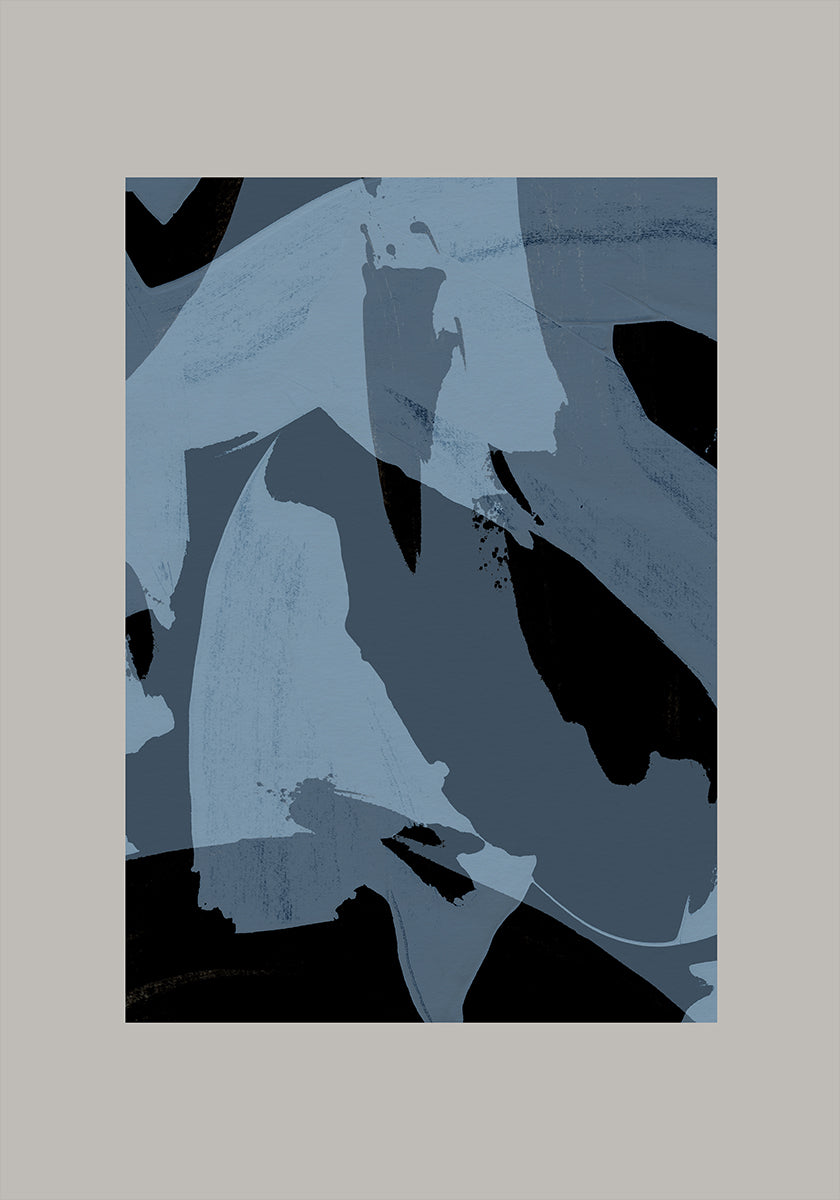 Abstract Brush Strokes 60Y - Posterbox