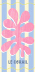 Le Corail Blue/Cream Plakat - Posterbox