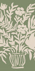 Botanical Vase Silhouette Plakat - Posterbox