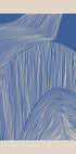 Modern Blue Abstract Vertical Pattern (NEW) - Posterbox