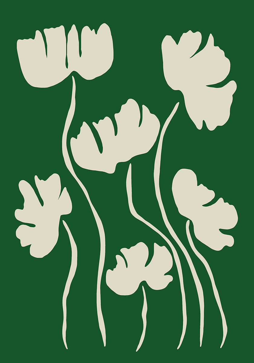 The magical Green floral (NEW) - Posterbox