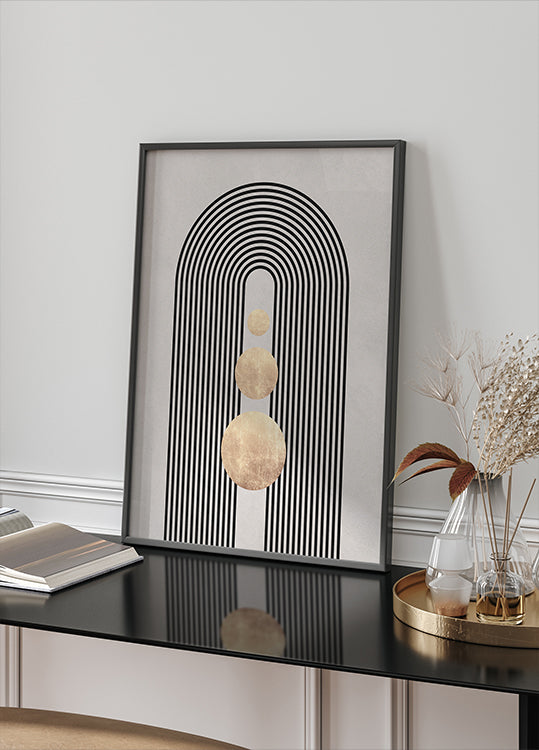 Lines and circles 19 Poster