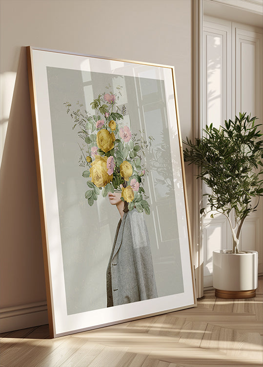 Yellow bouquet Poster