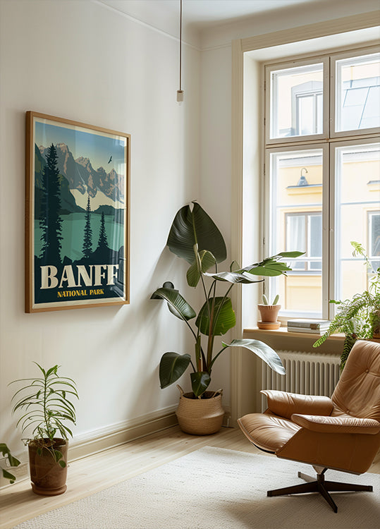 Banff National Park Travel Print Poster