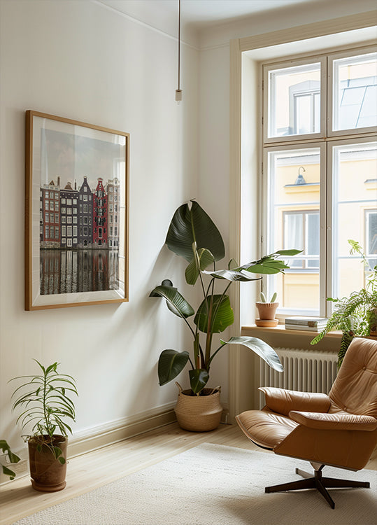 Canal Houses of Amsterdam Poster