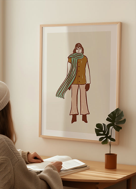 In my Winter Woolies Poster