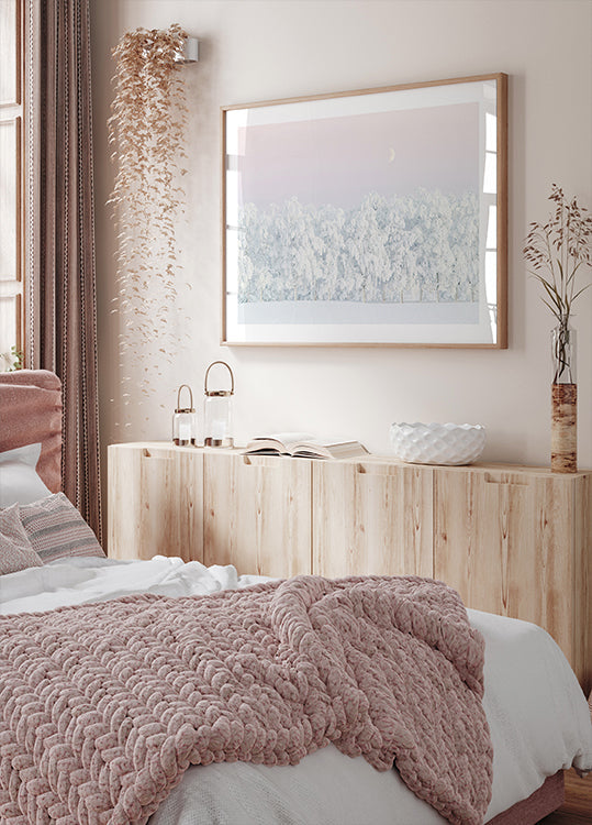 Pink winter magic Poster