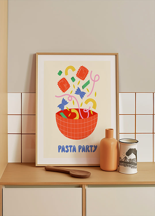 Pasta Party Poster