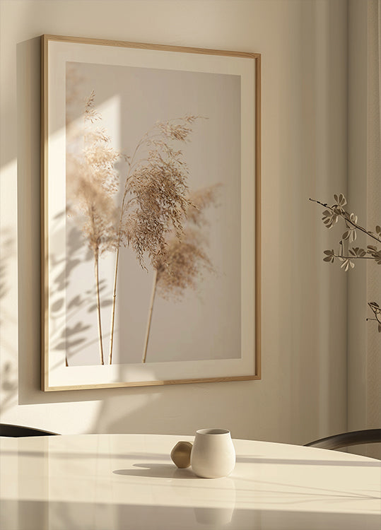 Reed Grass Gray 09 Poster