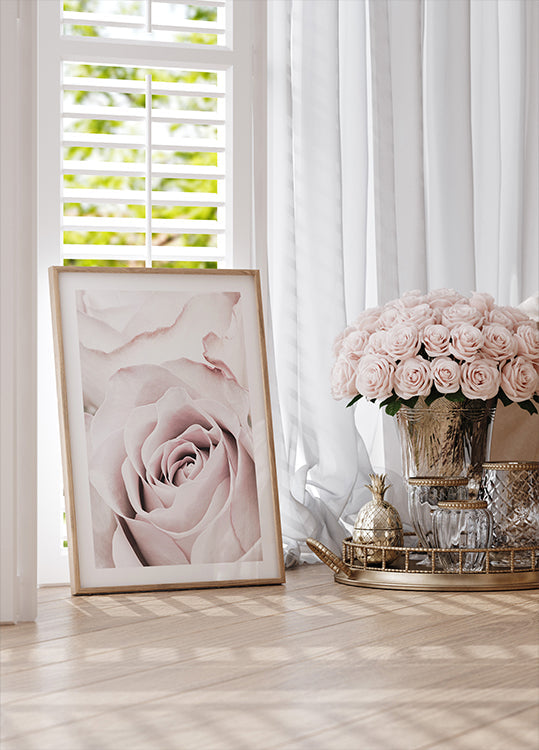 Pink Rose No 05 Poster