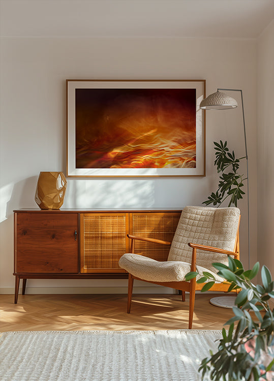 Burning water Poster