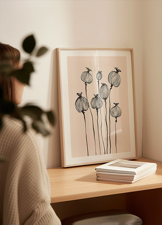 Poppy Pods Poster