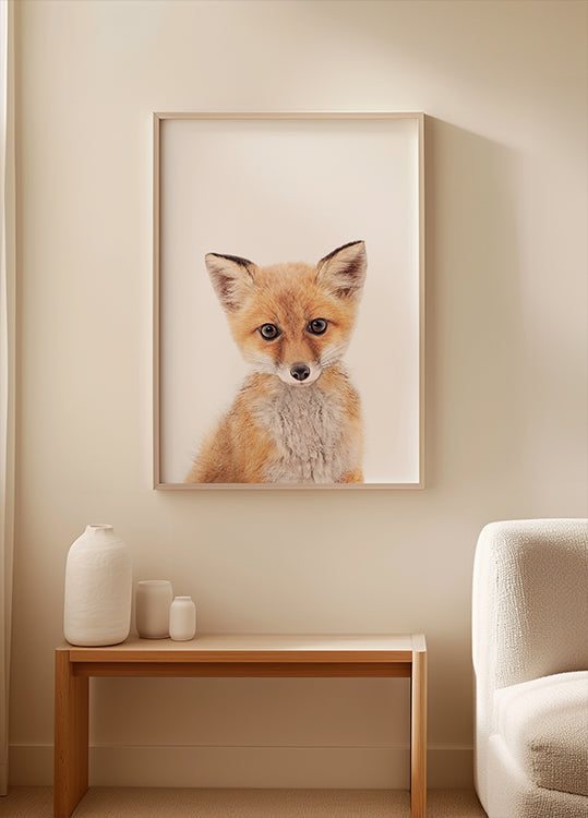 Baby Fox Poster