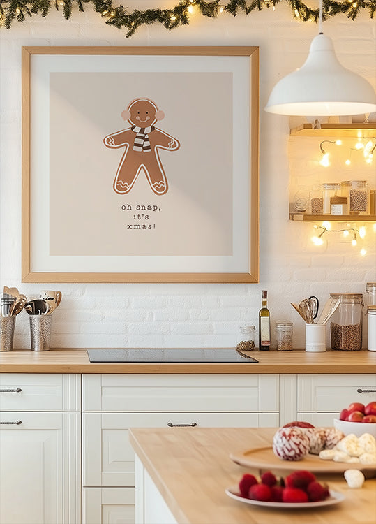 Oh Snap It's Xmas Poster Poster