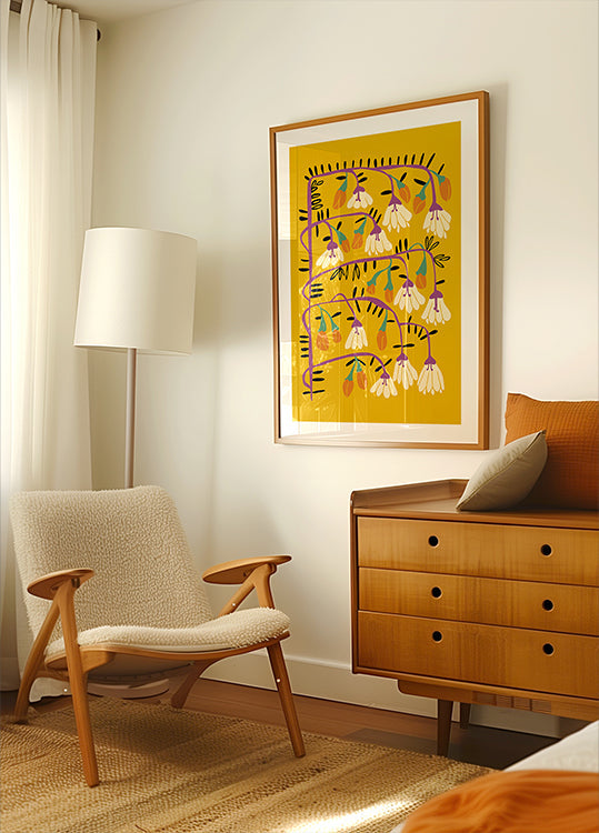 Matisse expression serenity yellow Poster