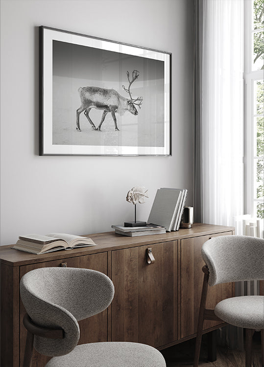 Alone in the Arctic wasteland Poster