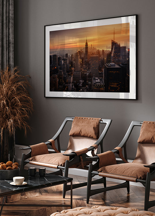 Manhattan & Light Poster