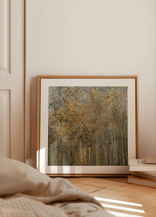 Birch impression Poster