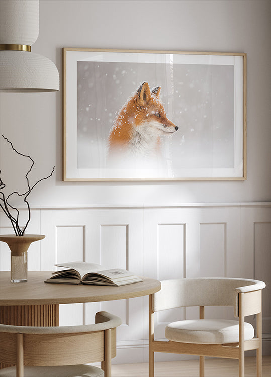 Snow is falling… Poster