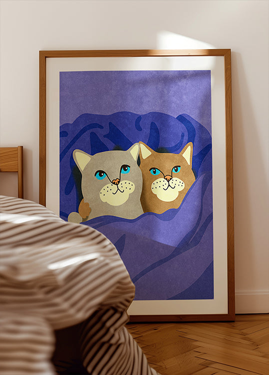 Cats in Bed